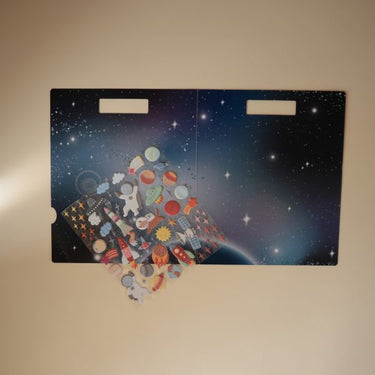 Mushie Reusable Sticker Set, Space